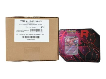 Pokemon TCG: Destined Rivals Team Rocket 6-Tin Case
